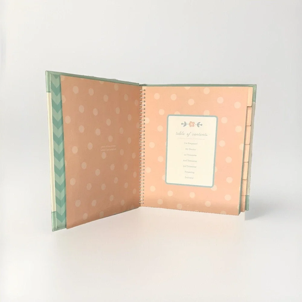 Pearhead My Pregnancy Journal Memory Book Photo Pockets‎ Open Box NEW